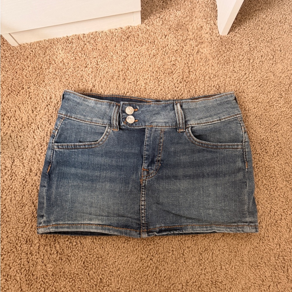 H&M Denim Mini Skirt